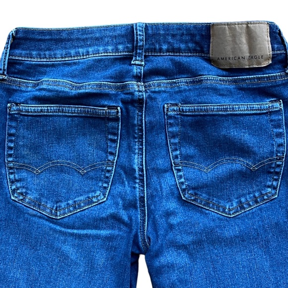 American Eagle Mens Athletic Skinny Airflex Men’s Jeans 29 x 31 Blue Denim - Picture 5 of 9